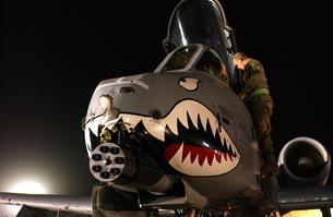 A-10 Thunderbolt II beat up nose