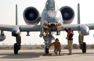 A-10 Thunderbolt II nose view