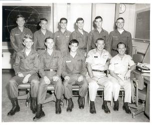 Air Traffic Control graduating class. I'm the third guy from the left in the back row.