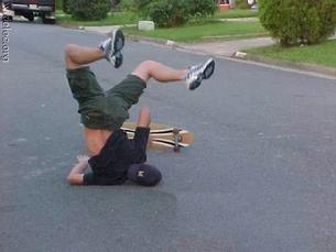 Cal used to skateboard