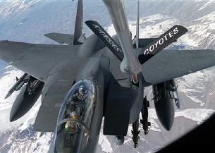 F-15 Eagle being air re-fueled