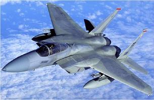 F-15 Eagle top view