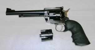 Ruger - New Model Blackhawk - Convertible - Single-Action Revolver - .38 Special, .357 Magnum with 9mm Cylinder - 6.5 Inch Barrel
